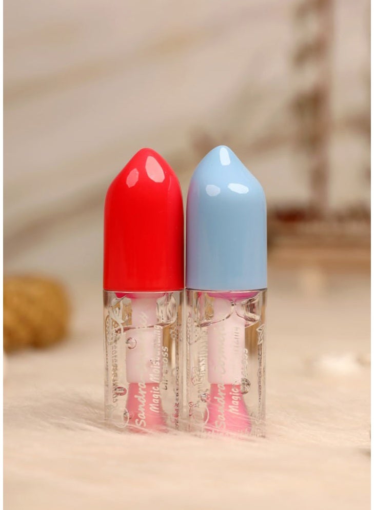 Sandra Pink Magic Lip Oil Model 542 Dark Rose Cover - Image 4