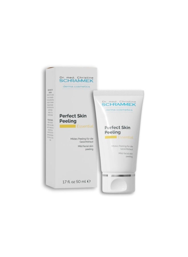 Schrammek Perfect Skin Peeling (1.7 fl oz) - Mild Facial Skin Peeling - Removes Excess Sebum & Skin Particles - with Vitamin E & Apricot Kernel Oil - Face Peeling - Skin Care - Dr. Schrammek - Image 1