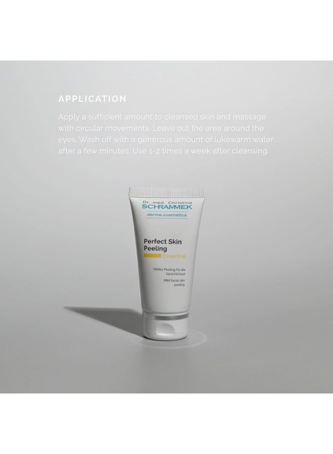 Schrammek Perfect Skin Peeling (1.7 fl oz) - Mild Facial Skin Peeling - Removes Excess Sebum & Skin Particles - with Vitamin E & Apricot Kernel Oil - Face Peeling - Skin Care - Dr. Schrammek - Image 2