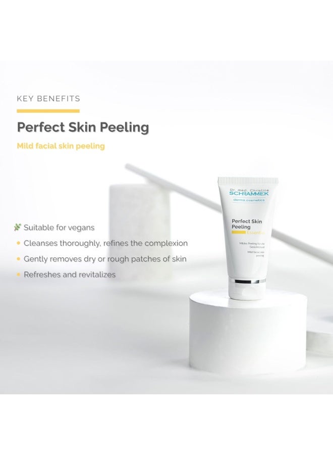 Schrammek Perfect Skin Peeling (1.7 fl oz) - Mild Facial Skin Peeling - Removes Excess Sebum & Skin Particles - with Vitamin E & Apricot Kernel Oil - Face Peeling - Skin Care - Dr. Schrammek - Image 3