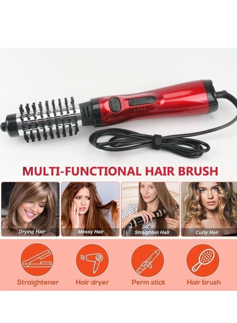 Portable 2 in 1 Hair Dryer Straightener Curler Hot Air Hair Dryer Brush For Women - Image 4