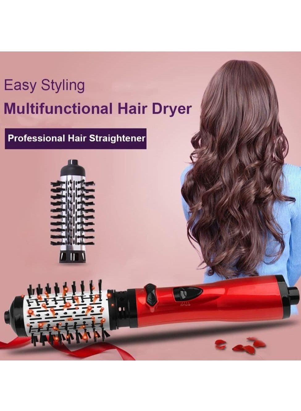 Generic Portable in Hair Dryer Straightener Curler Hot Air