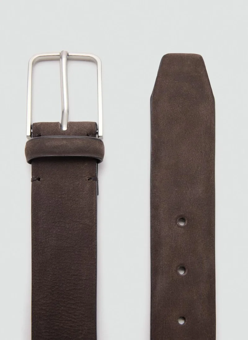 Mango Man  Nappa leather belt for Men | Best Price UAE