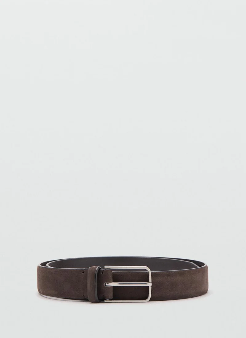 Nappa leather belt