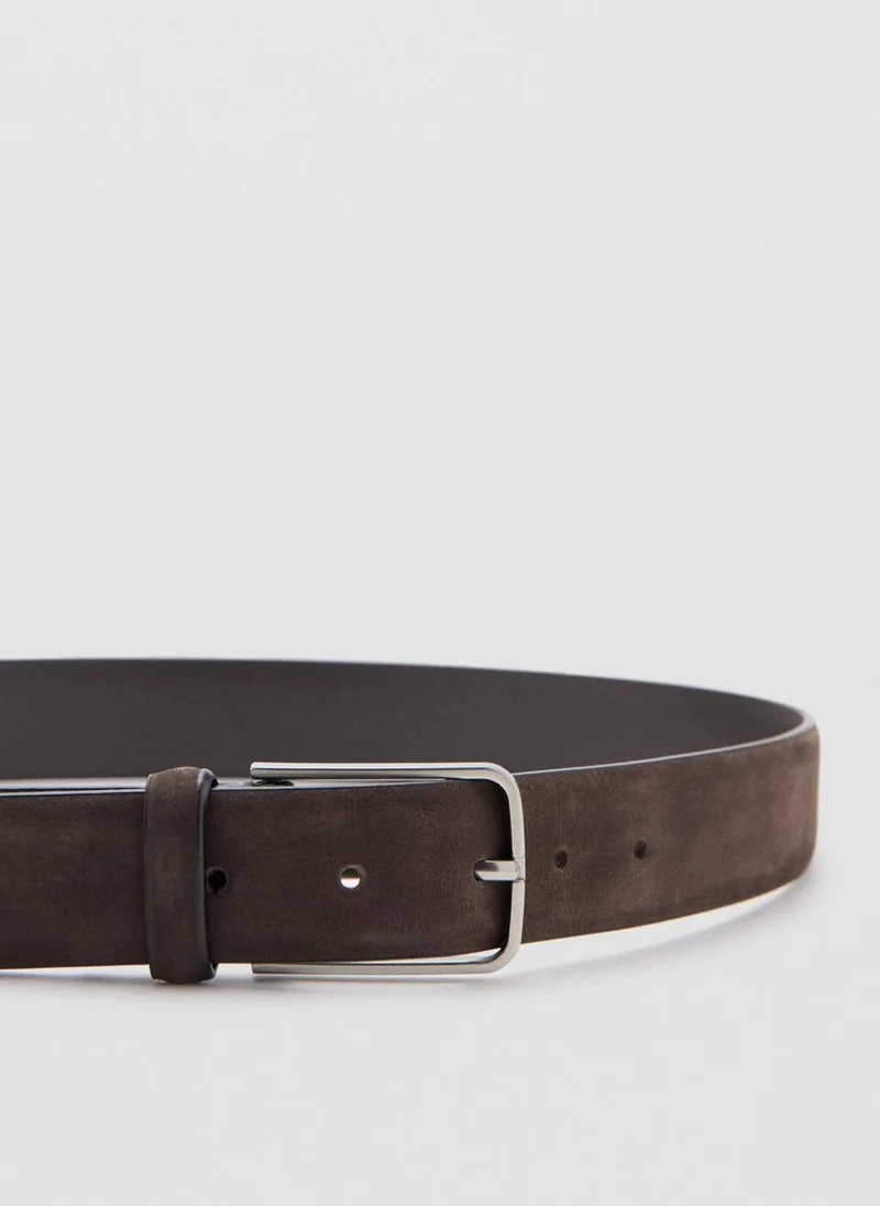 Mango Man Nappa leather belt