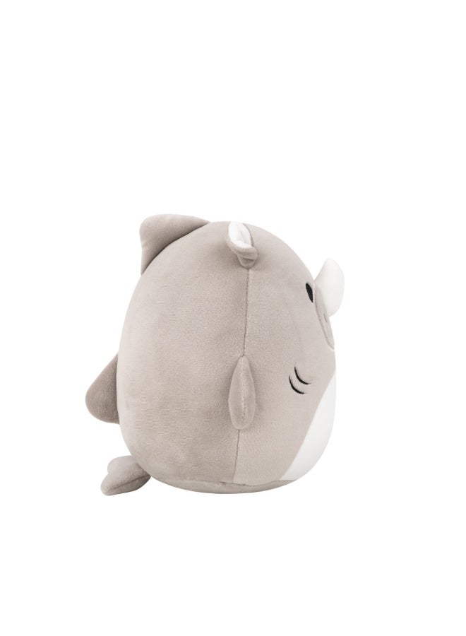 Squishmallows Little Plush Bruno the Grey Rhino Shark â€“ 20 cm Soft Collectible Plush Toy - Image 3