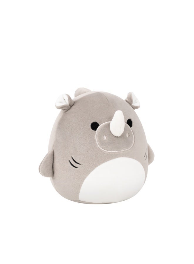 Squishmallows Little Plush Bruno the Grey Rhino Shark â€“ 20 cm Soft Collectible Plush Toy - Image 2