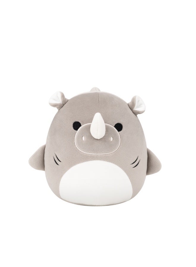 Squishmallows Little Plush Bruno the Grey Rhino Shark â€“ 20 cm Soft Collectible Plush Toy - Image 1