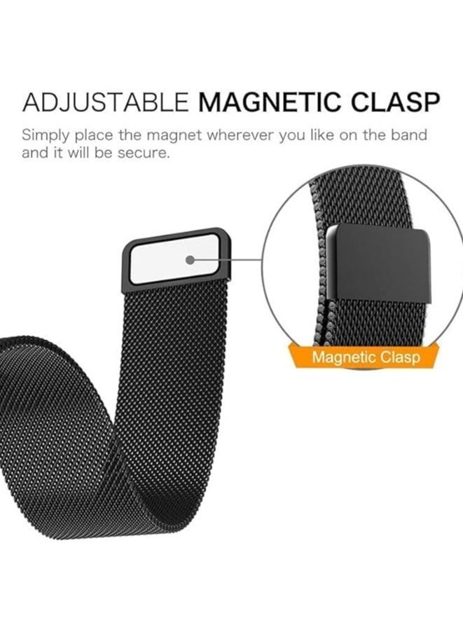 ACLIX Stainless Strap Steel Loop Compatible with Apple Watch Band 38mm 40mm 41mm 42mm 44mm 45mm 46mm 49mm, Magnetic Clasp Band for iWatch Series 10, 9,SE, 8 7 6 5 4 3 2 1,Ultra, Women & Men | Dark Gray - Image 5
