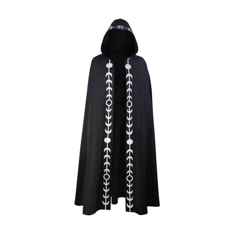 Halloween Hooded Cloak Unisex Cape Men Women Long Cloak Fancy Dress Role Cosplay Costumes Outwear Medieval Gothic Cape Halloween Party Props - Image 1