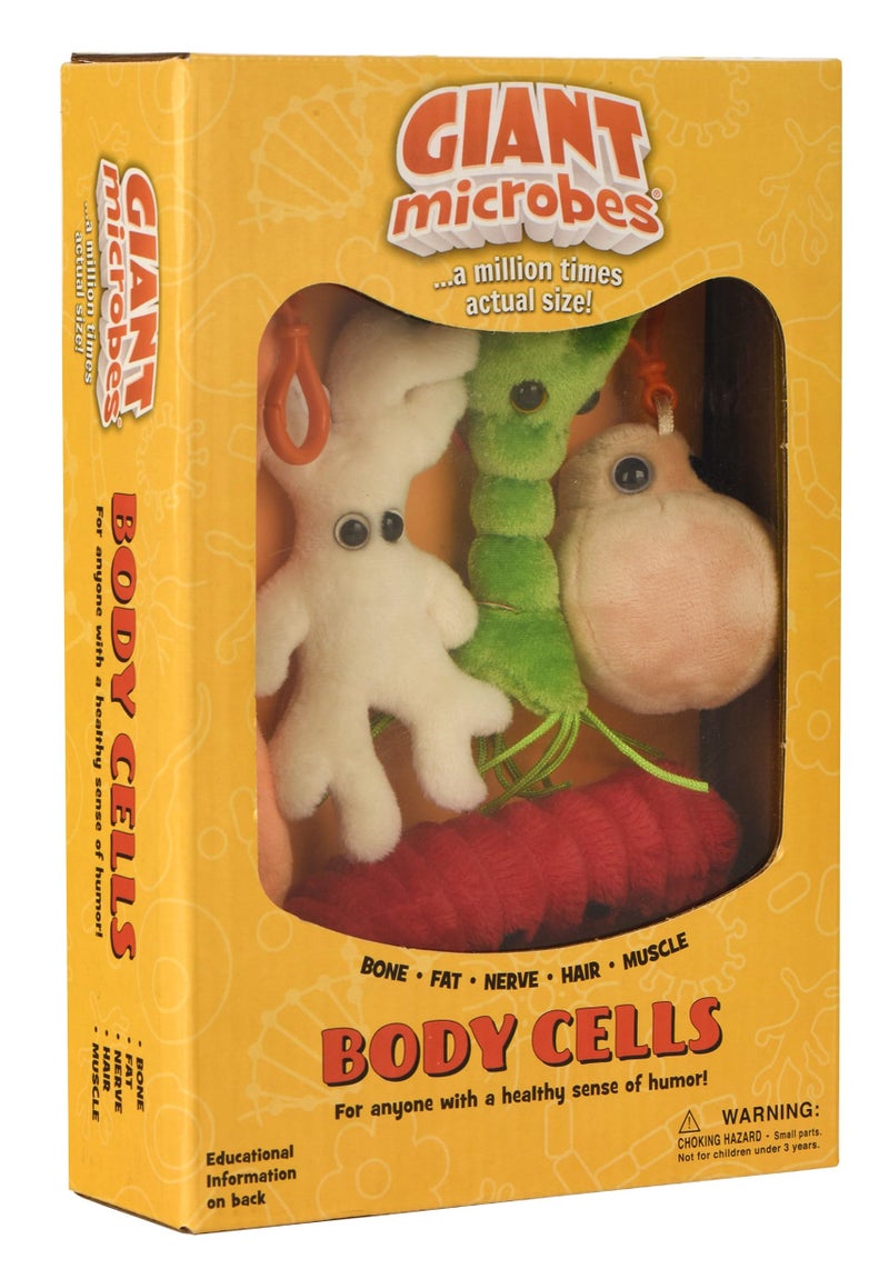 GIANT MICROBES Body Cells Themed Gift Box, Biology Gifts, Science Teacher Gifts, Cell Biology, Cell Plush, Bag Charms - Image 1