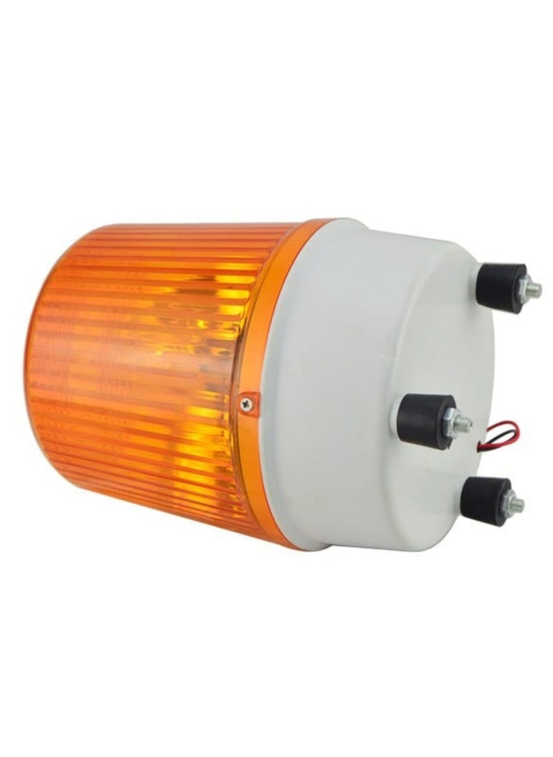 Generic Rotating Industrial Warning Light – Designed to Alert Workers or Pedestrians in Various Worksite Environments. Provides a Strong Amber Light  - Image 3