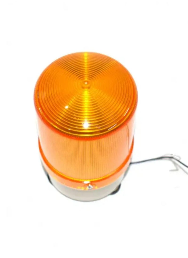 Generic Rotating Industrial Warning Light – Designed to Alert Workers or Pedestrians in Various Worksite Environments. Provides a Strong Amber Light  - Image 5