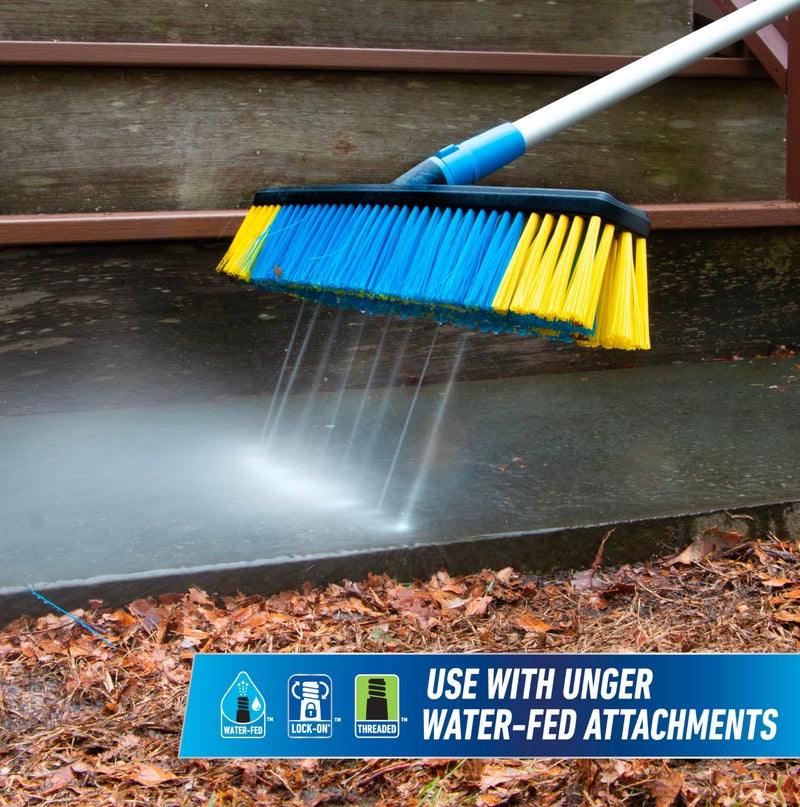 Unger Professional Lock-On 48” Water Flow HydroPower Pole - Compatible with Unger Lock-On Water Flow Brushes, Cleaning Supplies, Extension Pole, Use with Squeegee, Scrubber or Brush - Image 3