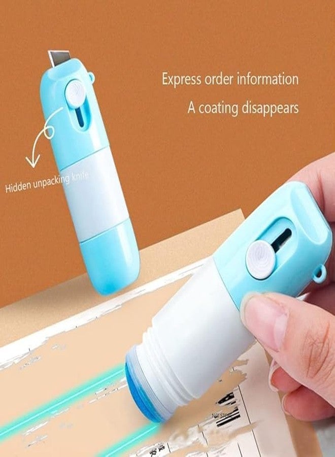 TRENDIFY4YOU 2-in-1 Identity Theft Protection Roller Stamp with Cutter | Confidential Data Hiding Stamp for Thermal Paper, Receipts, and Parcels - Image 3