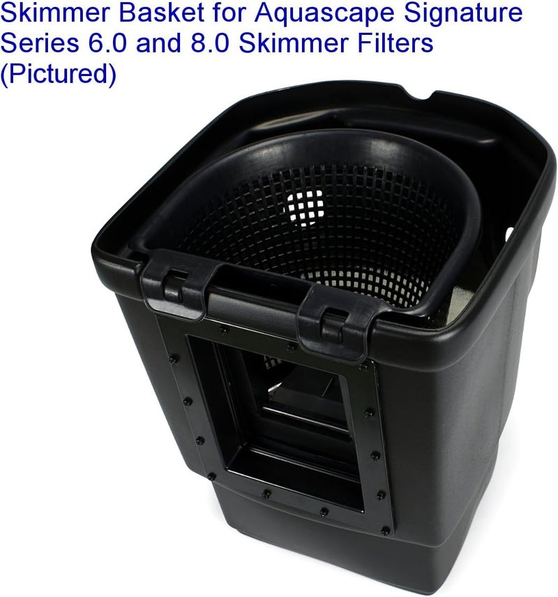 Aquascape Signature Series 60 and 80 Pond Skimmer Rigid Debris Basket EasyClean Replacement Filter Basket for Large Pond Skimmers 29003 - Image 4