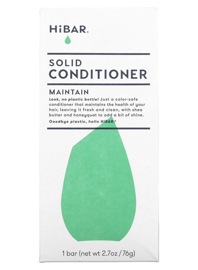 HiBAR Solid Conditioner Maintain 1 Bar 2.7 oz (76 g)