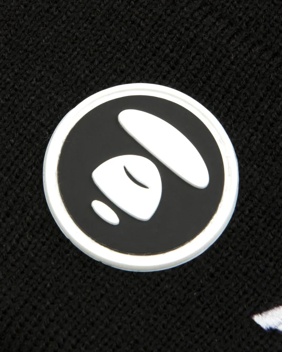 AAPE AAPENOW moonface logo beanie