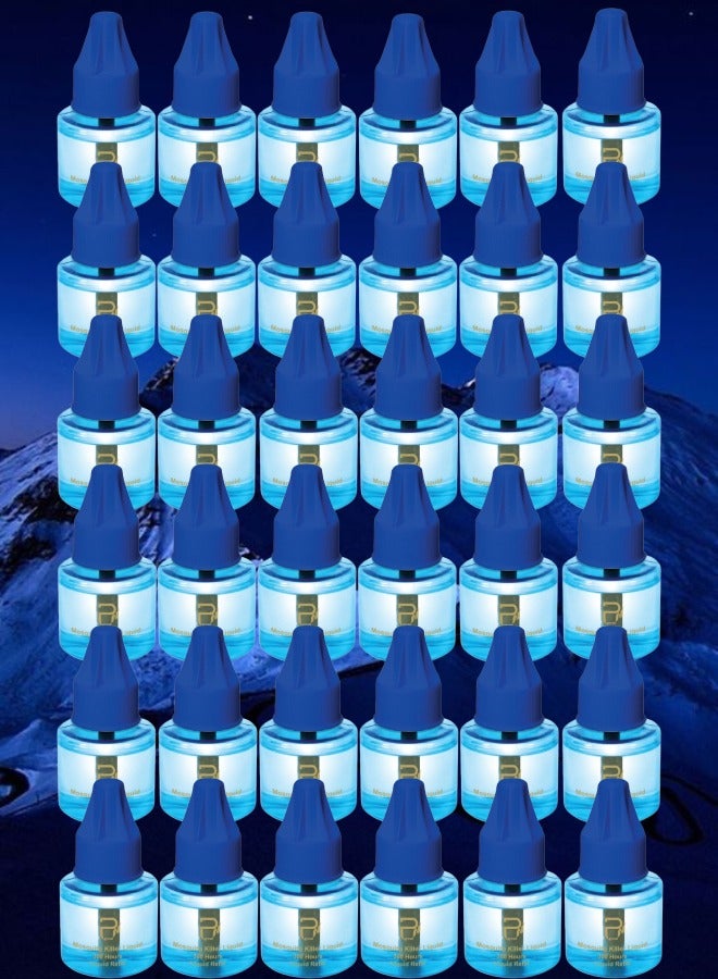 بيرون 36 قطع عبوة غيار سائل بيرون لجهاز قاتل الناموس 1080 ساعة ذو ريحة عطرية جميلة 45 مل - Image 1