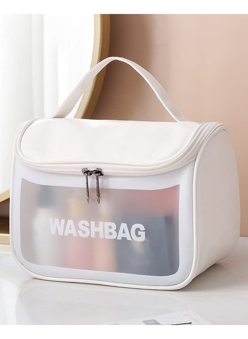 Waterproof women's cosmetic bag, toiletry bag, suitable for travel and toiletries storage - Image 2