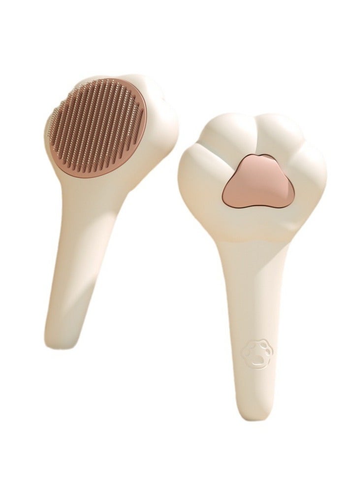 general Cute Cat Paw Comb – One-Click De-shedding Brush, Pet Massage Brush, Cat Hair Cleaner, Cat Needle Comb, Pet Brush, Dog Brush - Image 1