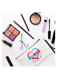 PRINTSHOP4ME Nurse Appreciation Gift - Cosmetic Bag - Multi Purpose Full Zipper Pouch with Funny Designs Print - Nursing Supplies and Practitioner Gifts - Survival kit (Design 3)  - Image 4