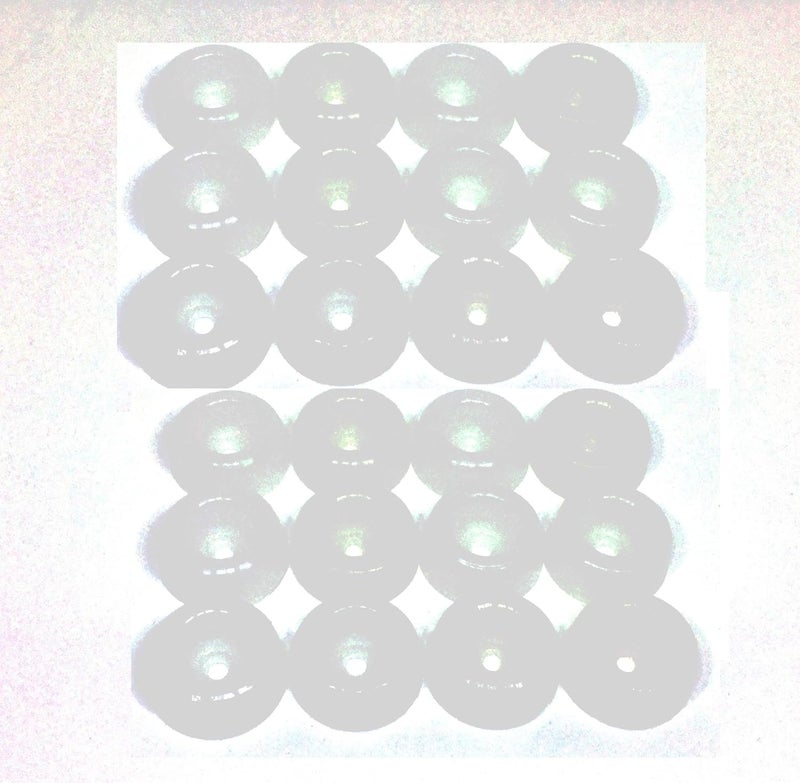 ACE ACE Chair and Table Buffers Pack of 24 Pieces (White, Small, NO.5)  - Image 1