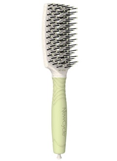 Olivia Garden Newcycle Vented Scalphugging Hair Brush With Ionic Bristles And Made From 100% Recycled Material (Except Bristles)  - Image 1