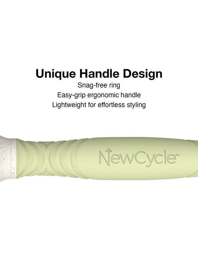 Olivia Garden - Newcycle Vented Scalphugging Hair Brush With Ionic Bristles And Made From 100% Recycled Material (Except Bristles) - Image 1