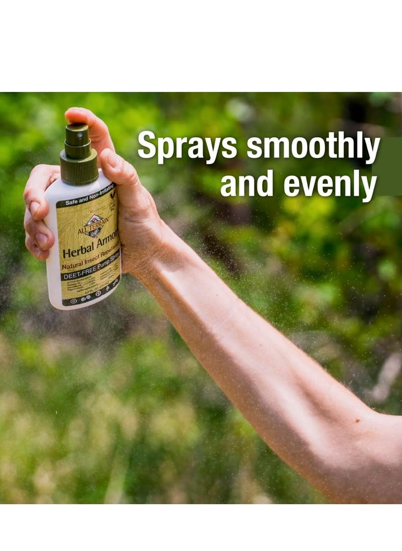 All Terrain Herbal Armor DEET-Free Pump Spray 8oz. Insect Repellent - Value Size, Plant-Based and All-Natural Bug Repellent for Outdoor Protection, Safe for Family and Pets  - Image 2