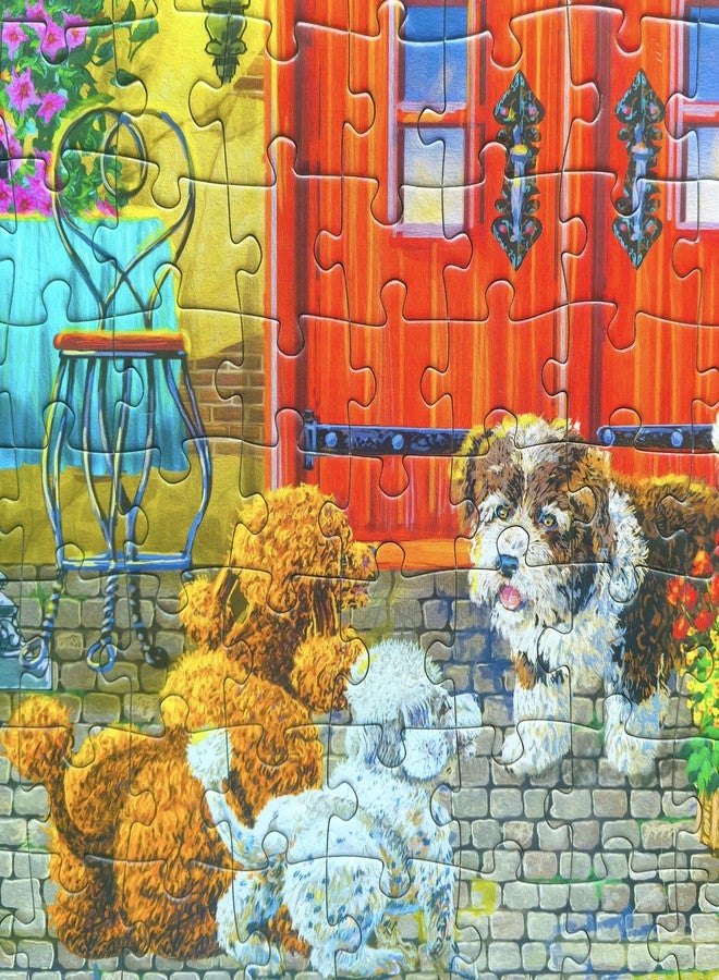 Mulic Artist Joseph Burgess - 300 Piece Puzzles for Adults - Fall Joy in The Town - Jigsaw Puzzles Large Piece - Very Hungry - Image 3