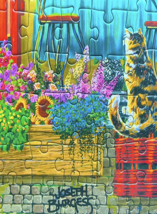 Mulic Artist Joseph Burgess - 300 Piece Puzzles for Adults - Fall Joy in The Town - Jigsaw Puzzles Large Piece - Very Hungry - Image 4