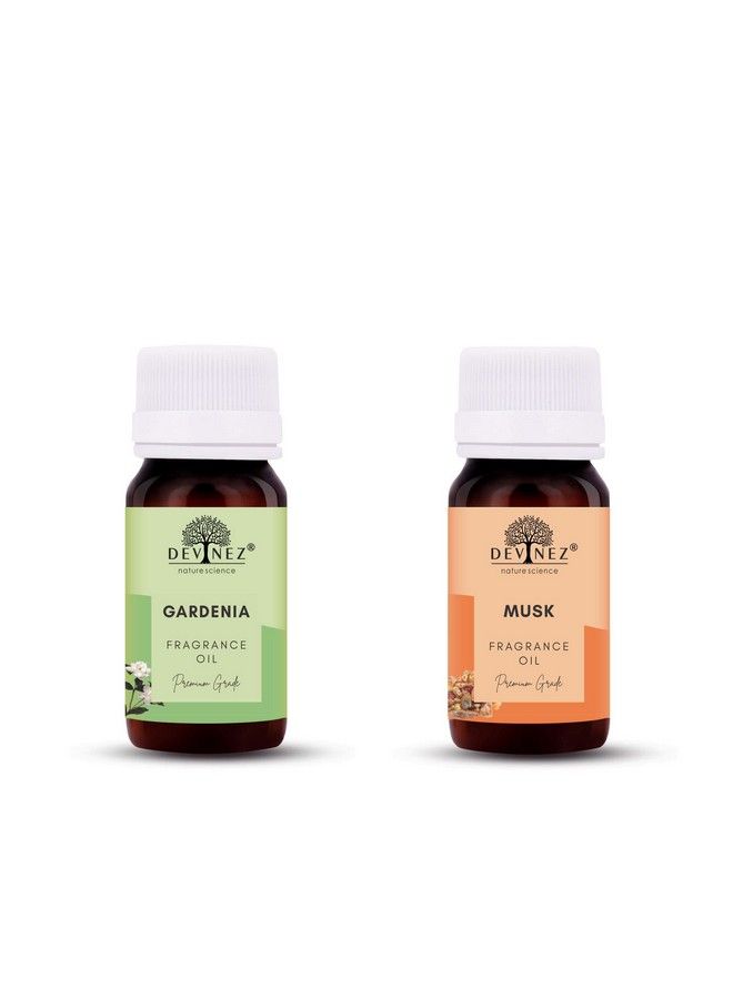 Devinez Gardenia Musk Frangrance Oil Aroma Oil For Diffuser/Ultrasonic Aroma Diffuser/Tealight Diffuser/Reed Diffuser 30Ml Each - Image 1