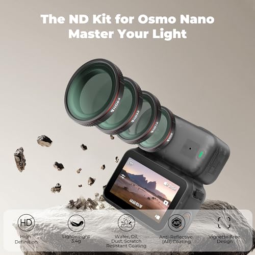 Freewell Standard Day Filter Kit for DJI Osmo Nano ND8 ND16 ND32 ND64 Filters - Image 3
