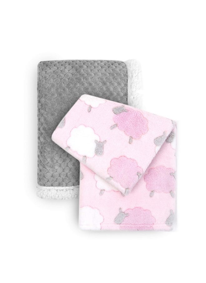 Tadpoles Tadpoles Popcorn Plush Sherpa Baby Blanket - Grey | 30" x 40" | Made of 100% Polyester | Soft, Breathable & Durable | Ideal as a Baby Swaddle Blanket, Crib Blanket, Receiving Blanket & More  - Image 5