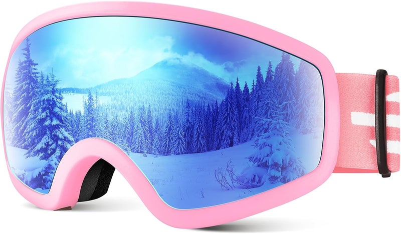 LOEO Kids Ski Goggle, Snow Ski Goggles for Kids Youth Teens Boys and Girls from 5-14 - Image 1