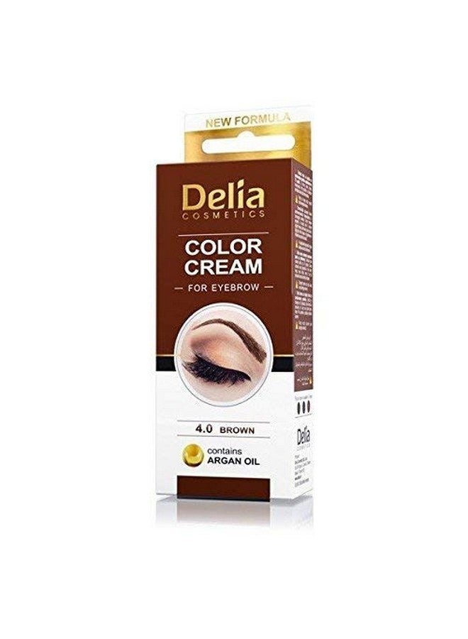 Delia Henna/Color Cream Eyebrow Professional Tint Kit Set Brown - Image 2