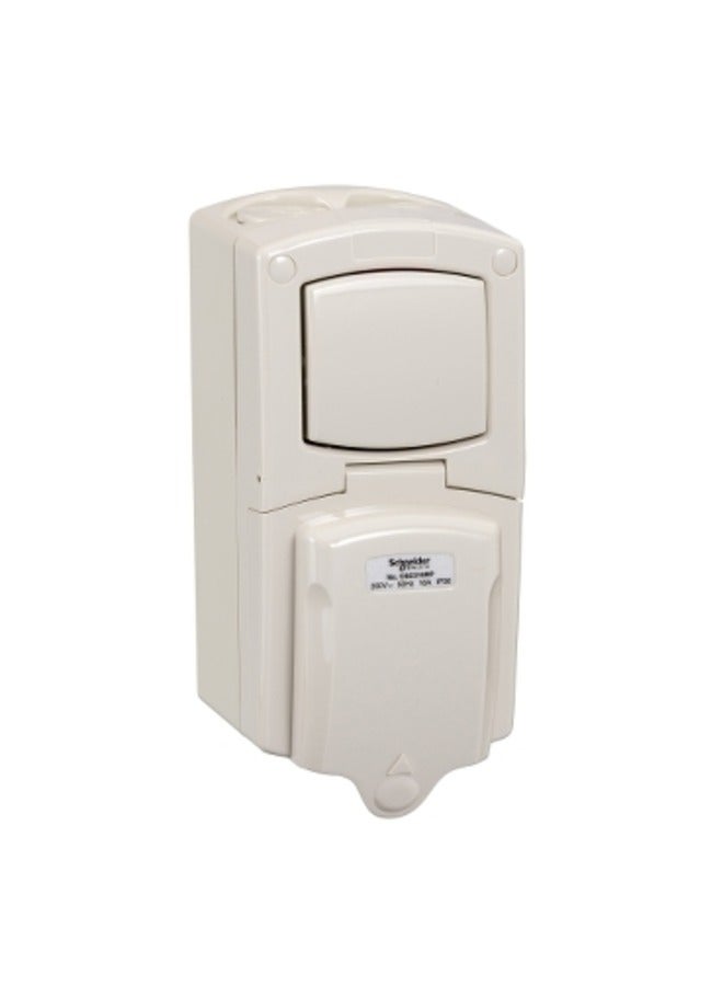 Schneider CSC316RP-Schneider Electric 16A 250V Surface Mount Single Pole Switched Socket IP56