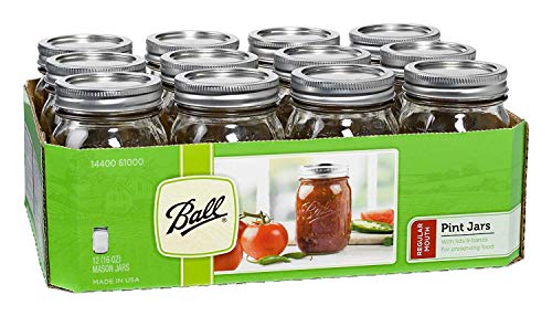 Ball Regular Mouth 16-Ounces Mason Jar with Lids and Bands (12-Units) - Image 1