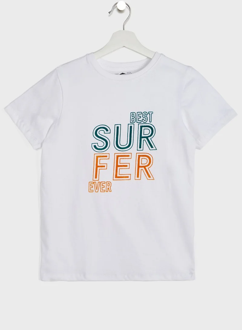 Ripples Youth Graphic Print T-Shirt