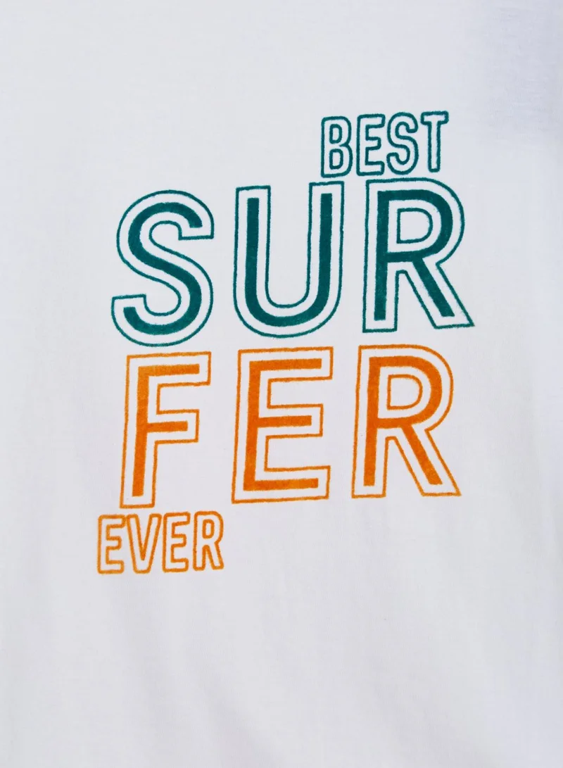 Ripples Youth Graphic Print T-Shirt