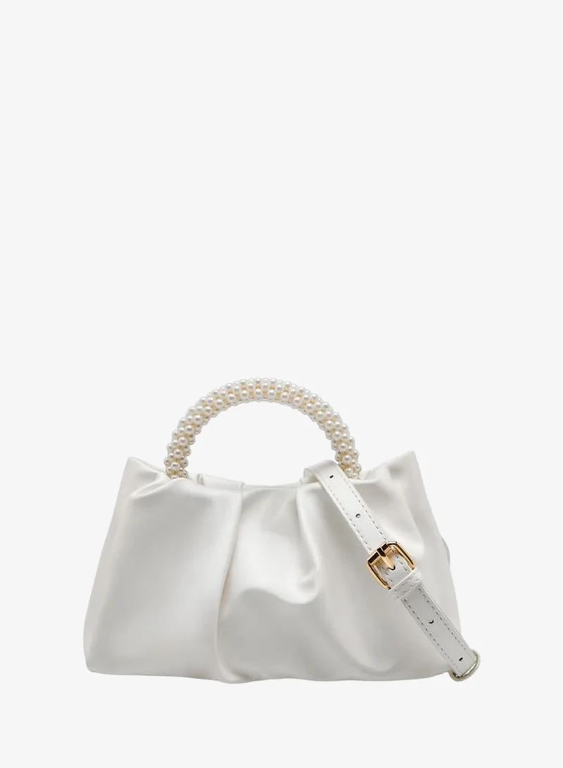 Flora Bella Pleated Crossbody Bag with Detachable Strap Ramadan Collection