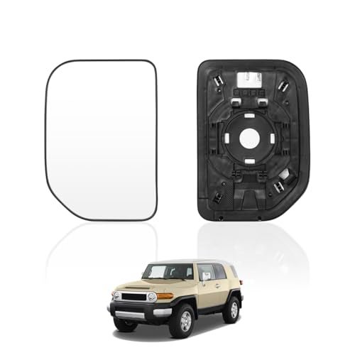 lasancamila Outside Heated Mirror Glass Driver Side Compatible With Toyota FJ Cruiser 2007-2014, OEM Replace# 8796135870 - Image 1