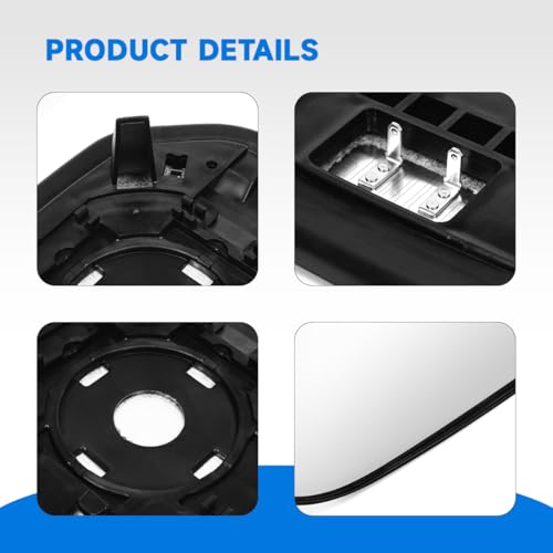 lasancamila Outside Heated Mirror Glass Driver Side Compatible With Toyota FJ Cruiser 2007-2014, OEM Replace# 8796135870 - Image 4