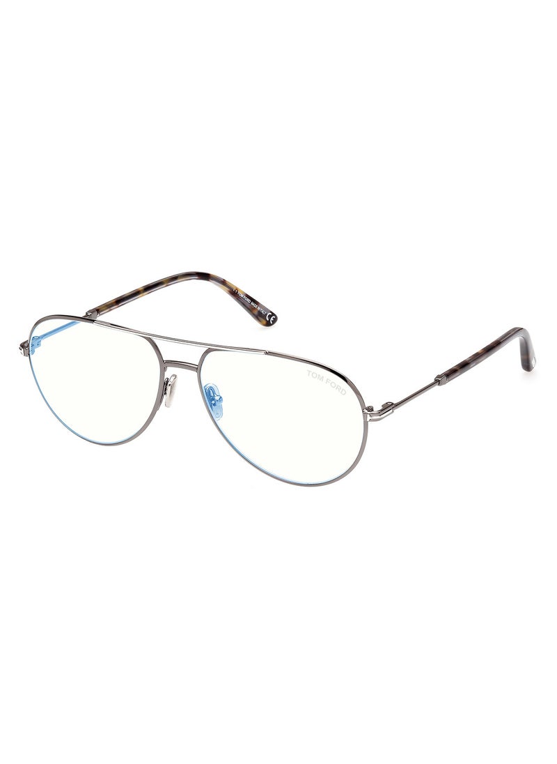 TOM FORD Men's Pilot Shape Resin Eyeglass Frames - FT5829-B00857 - Lens Size: 57 Mm  - Image 1
