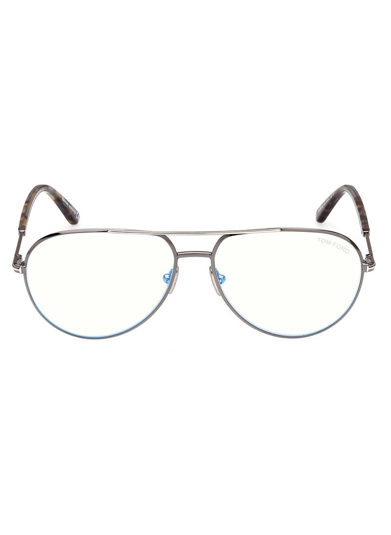TOM FORD Men's Pilot Shape Resin Eyeglass Frames - FT5829-B00857 - Lens Size: 57 Mm  - Image 2