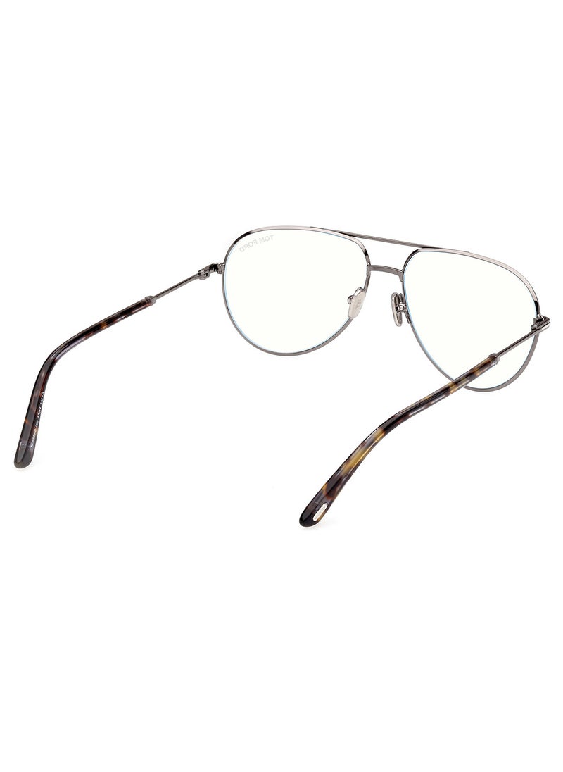 TOM FORD - Men's Pilot Shape Resin Eyeglass Frames - FT5829-B00857 - Lens Size: 57 Mm - Image 1