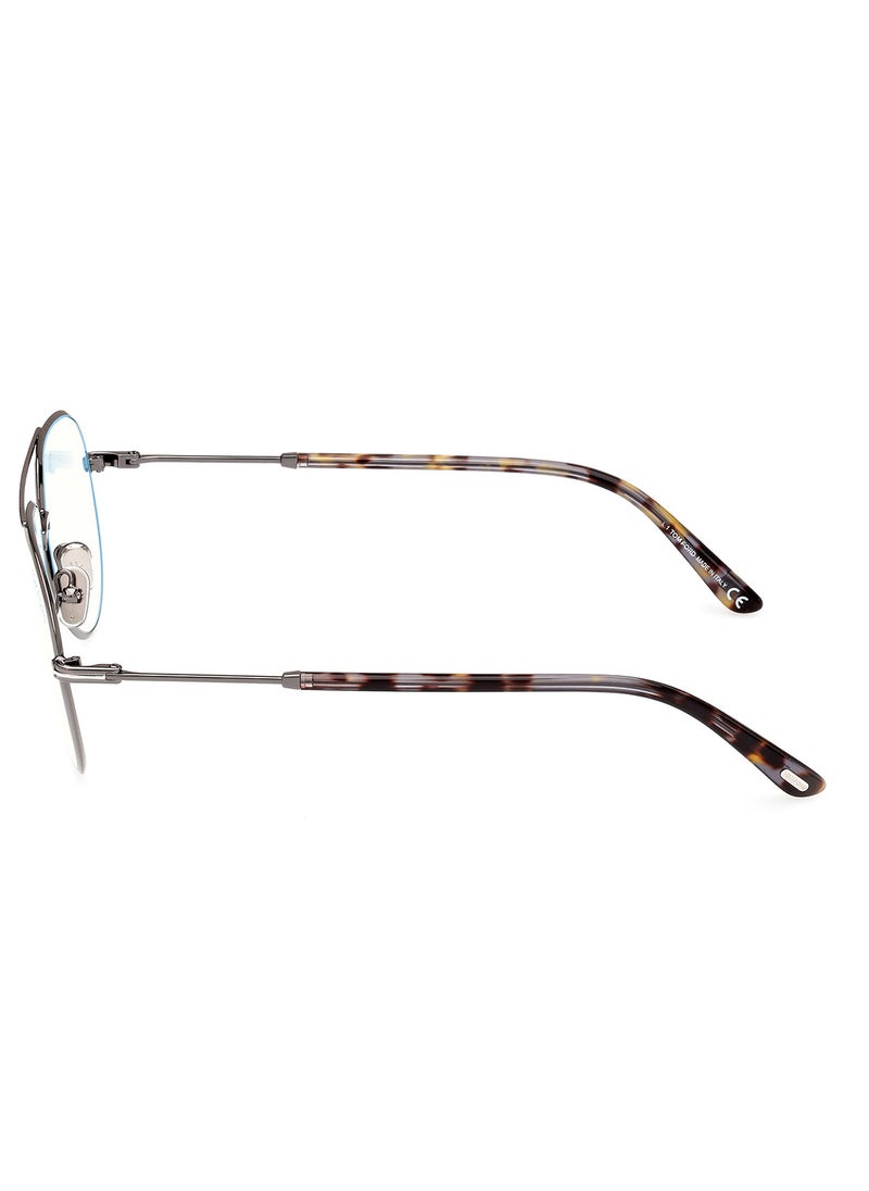 TOM FORD Men's Pilot Shape Resin Eyeglass Frames - FT5829-B00857 - Lens Size: 57 Mm  - Image 4