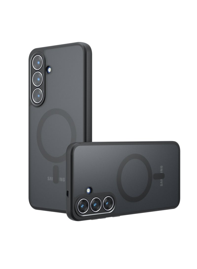 general Suitable for Samsung S25FE magnetic phone case frosted skin feel airbag wear-resistant anti-drop support wireless charging - Image 1