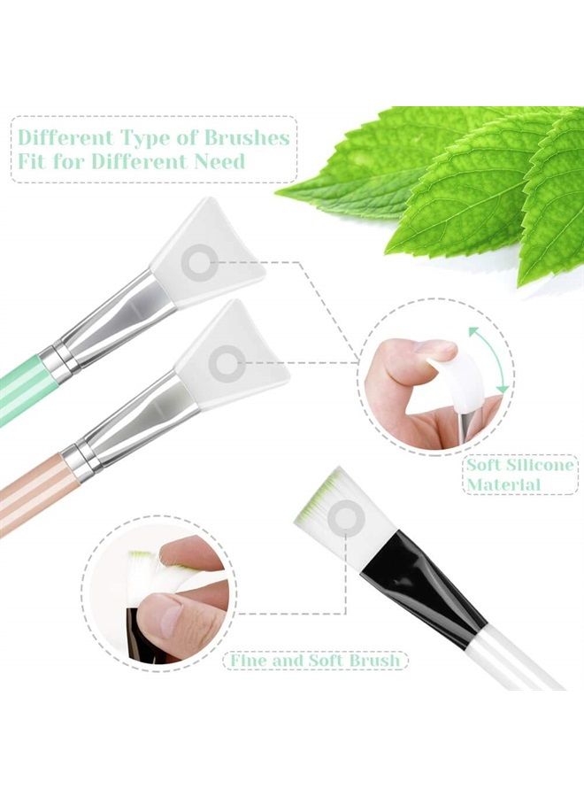 Beauticom Face Mask Mixing Bowl Set, Anezus 11 Pcs DIY Facemask Mixing Tool Kit with Facial Mask Bowl Stick Spatula Silicone Brush Spray Bottle Puff Soaking Bottle Gauges - Image 4